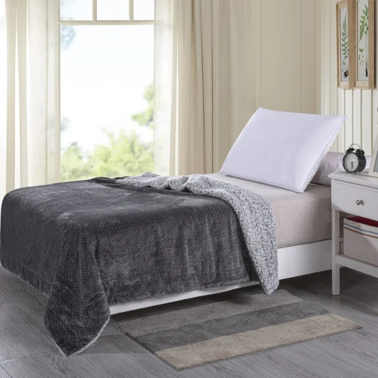 Manta de poliéster Textiles para el hogar Juego de cama Ropa de cama Manta Ropa de cama Manta de franela Jacquard