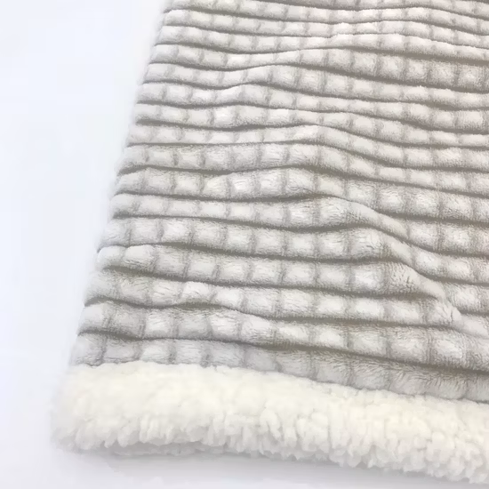 Manta para mascotas Sherpa acogedora de forro polar suave y gruesa de doble capa para perros de entrega rápida